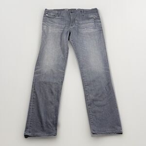 Adriano Goldschmied The Everett Slim Straight Jeans Men’s 40R (fits 40x33) Gray